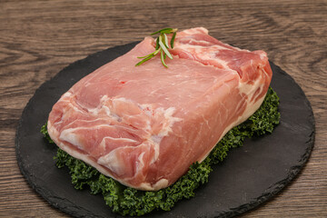 Pork meat piece for cooking