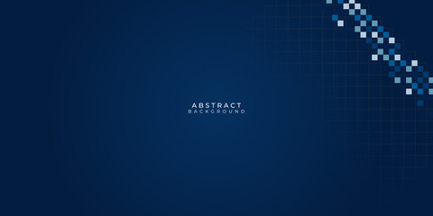 Paper layer rectangle blue corporate business abstract background. Curves and lines use for banner, cover, poster, wallpaper, design with space for text.