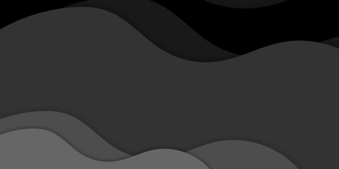 Black Dark Curve Wave Pattern. Geometric Pattern.Repeating pattern with triangle shapes.Seamless texture for your design.Repeating pattern