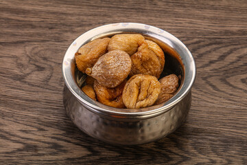 Dry sweet fig fruit heap