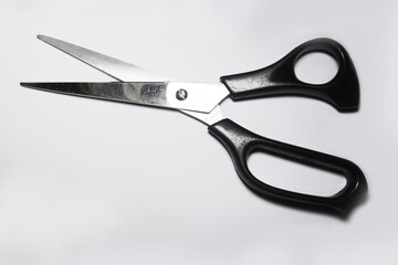 scissors on white background
