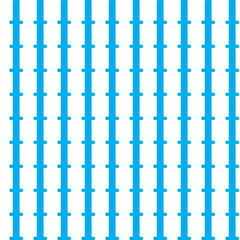 Naklejka premium Vector seamless pattern texture background with geometric shapes, colored in blue, white colors.