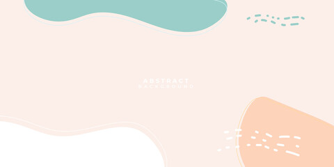 Modern liquid abstract element graphic gradient flat style design fluid pastel colors vector illustration set banner simple shape template for presentation, flyer, isolated on white. Pastel Background