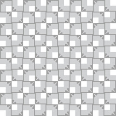 Vector seamless pattern texture background with geometric shapes, colored in grey, white colors.
