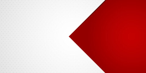 Red and white geometric corporate presentation background design