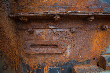 Old iron rusting