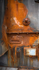 Old iron rusting