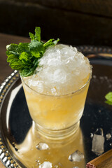 Frozen Boozy Bourbon Mint Julep