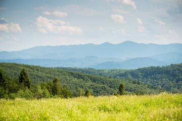 Fototapeta premium Beautiful mountain landscape in the national park
