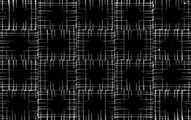 Rough texture. Broken plaster wall effect. Grunge worn damask pattern design. Distressed fabric texture. Overlay texture design. Vector illustration. Eps10.