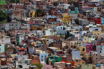 Colorful cityscape of Zacatecas Mexico