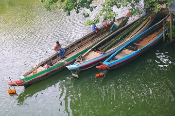 boats on the river