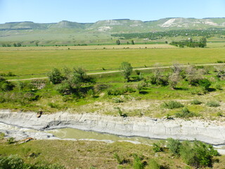 Fototapeta premium the river Podkumok in the South of Russia