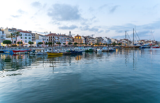 boats in port of Cambrils