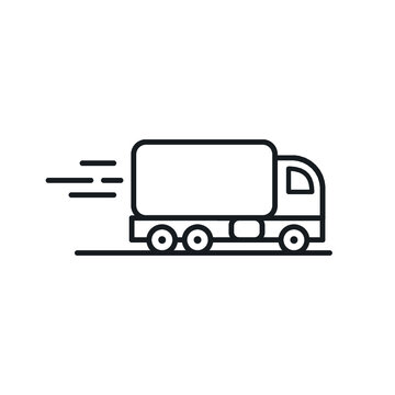 Line icon- delivery