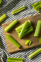 Organic Green Cut Celery Sticks