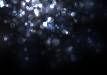 Blurred bokeh light