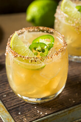Homemade Spicy Jalapeno Margarita