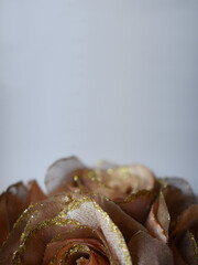 Golden shiny flowers