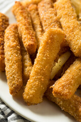 Homemade Deep Fried Fish Sticks and Fries