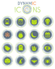 Halloween dynamic icons