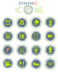 Home applicances dynamic icons