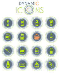Houshold chemicals dynamic icons