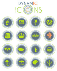 independence day dynamic icons