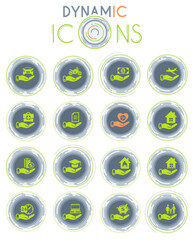 insurance icon set