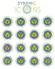 insurance icon set