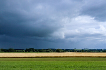 Obraz premium clouds over the field