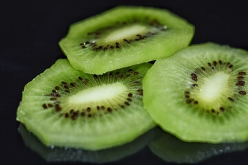 slice of kiwi