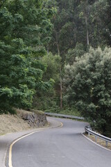 Empty road in the countryside