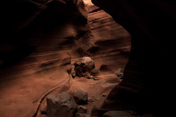 Volcanic canyon on Gran Canaria island
