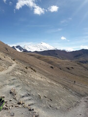 Rainbow Mountain Peru and surrounding landscape 2019