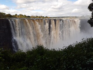 Main view of the Victoria falls