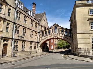 Cercles muraux Pont des Soupirs Bridge of Sighs at the historic University of Oxford