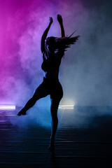 Obraz na płótnie Canvas Choreographic dance routine