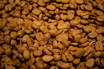 Coffee beans background 