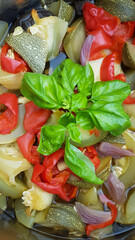 Ratatouille au basilic