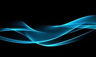 Color light blue abstract waves design