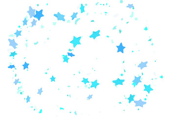 Confetti stars.