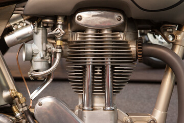 Fototapeta premium motor bike engine