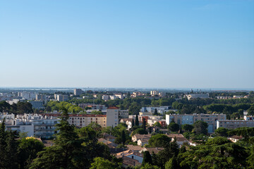 Fototapeta na wymiar panorama of montpellier