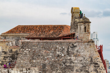 Portugal fortress in Cartagena, Colombia