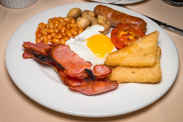 bacon and eggs