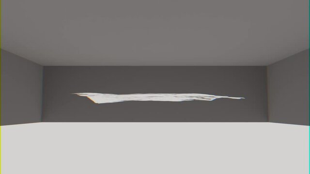 Underlit Ocean Slice in Room