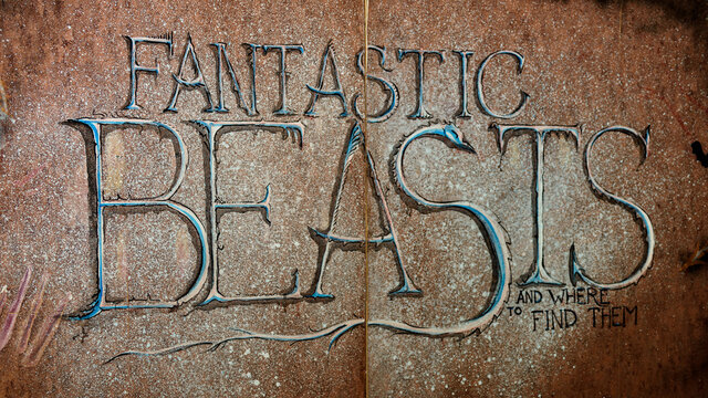 SaINT PETERSBURG, RUSSIA - MAY 19, 2018: Fantastic Beasts and where to find them, Harry Potter area, local film and game festival.