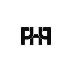 php letter original monogram logo design