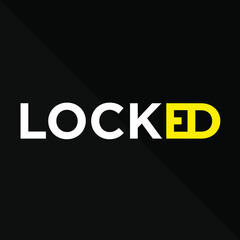 Locked concept abstract vector